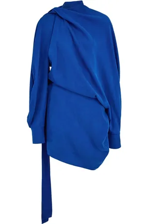 Salvatore Ferragamo Vestido corto asimétrico