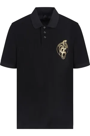 Armani Exchange Polo de manga corta de algodón