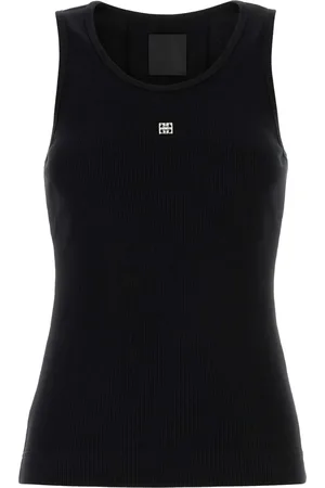 Givenchy Top sin mangas con placa 4G Liquid