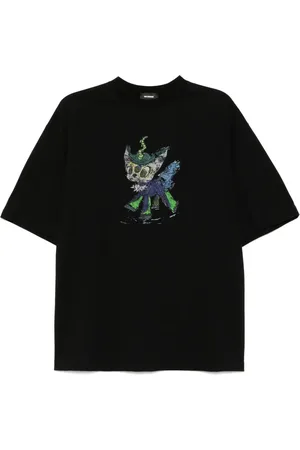 We11 Done Camiseta con ilustración Jeff Monster