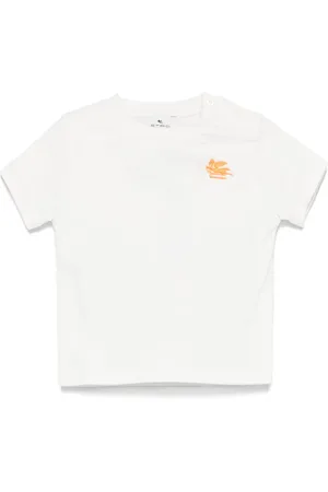 Etro Camiseta con bordado Pegaso
