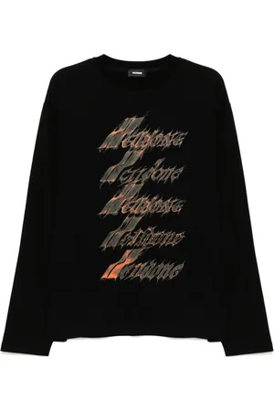 We11 Done Camiseta con logo estampado
