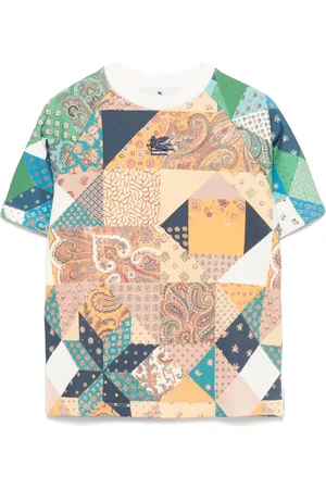 Etro Camiseta con estampado patchwork