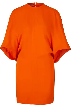 Stella McCartney Vestido largo con manga oversize