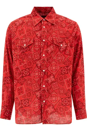 KAPITAL Camisa con motivo de bandana