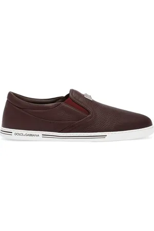 Dolce & Gabbana Zapatillas slip-on con placa del logo