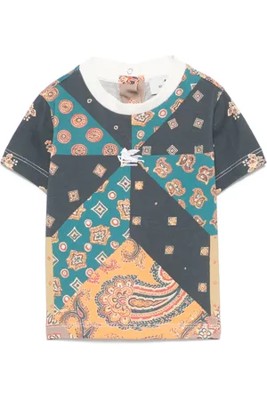 Etro Camiseta con estampado de cachemira