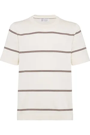 Brunello Cucinelli Camiseta a rayas