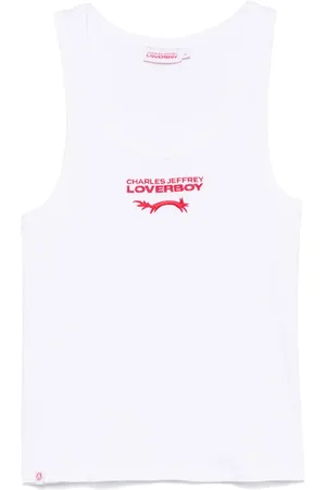 Charles Jeffrey Loverboy Top con logo bordado
