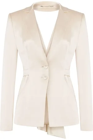 Alberta Ferretti Blazer con aberturas