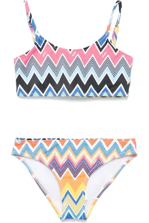 Missoni Bikini con estampado en zigzag