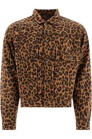 KAPITAL Chaqueta con motivo de leopardo