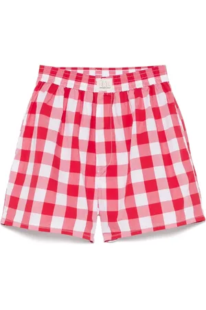 ERL Pantalones cortos a cuadros gingham