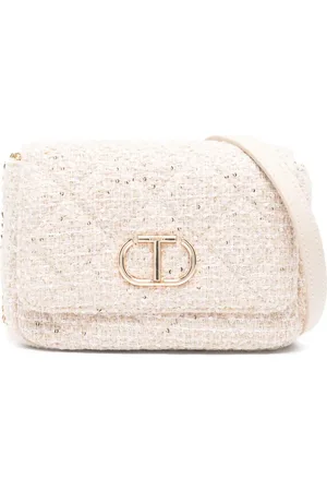 Twin-Set Bandolera de tweed