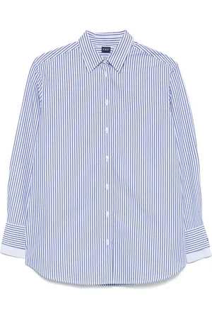 FAY Camisa a rayas de algodón
