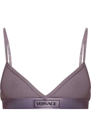 VERSACE Sujetador con franja del logo