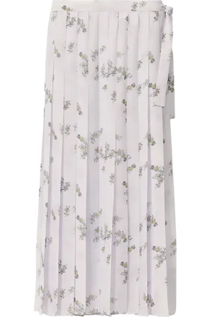 Fabiana Filippi Falda midi con estampado floral