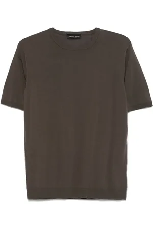 Roberto Collina Camiseta de punto fino