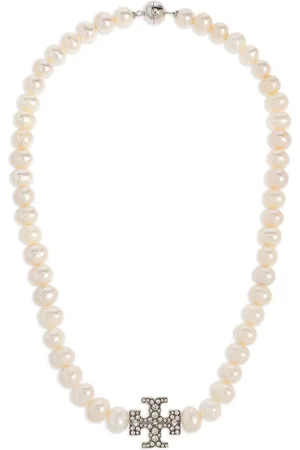 Tory Burch Collar con perla artificial