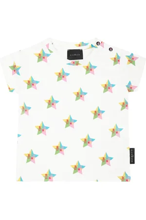 John Richmond Camiseta con motivo de estrella