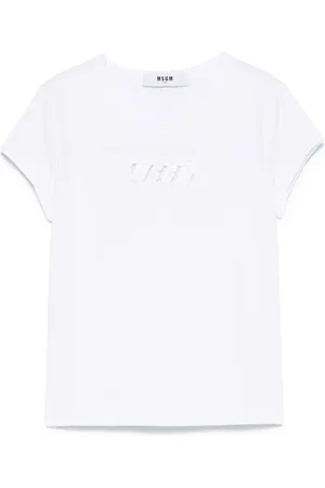 Msgm Camiseta de tejido jersey