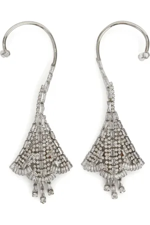 ERMANNO SCERVINO Pendiente earcuff con aplique de cristal