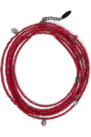 Brunello Cucinelli Pulsera con detalle de cuentas