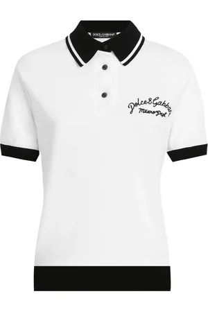 Dolce & Gabbana Polo con logo bordado