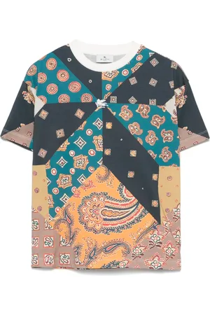 Etro Camiseta con estampado patchwork