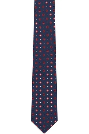 Ermenegildo Zegna Corbata de seda con motivo en jacquard