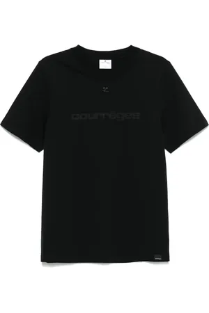 Courrèges Camiseta con logo estampado