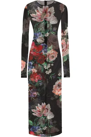Dolce & Gabbana Vestido midi con estampado floral
