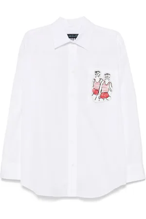 Msgm Camisa con estampado Sailors in Love de x Luke Edward Hall