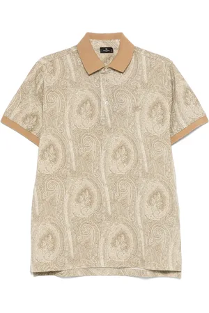 Etro Polo con motivo de cachemira