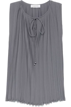 Lanvin Blusa con efecto plisado