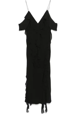 Dorothee Schumacher Vestido midi con volantes