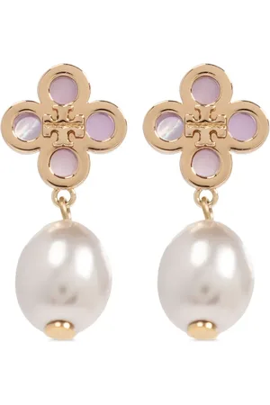 Tory Burch Pendientes con detalle de perla