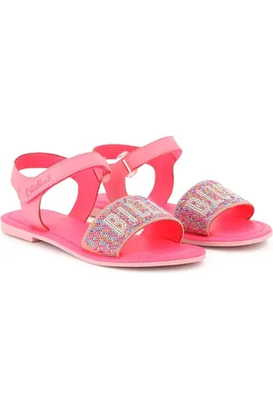 Billieblush Sandalias con logo de strass