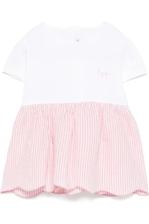 Il gufo Set de bermudas de tejido seersucker