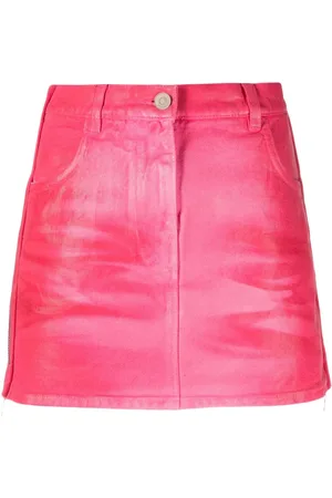 Givenchy Falda vaquera corta con cremallera lateral