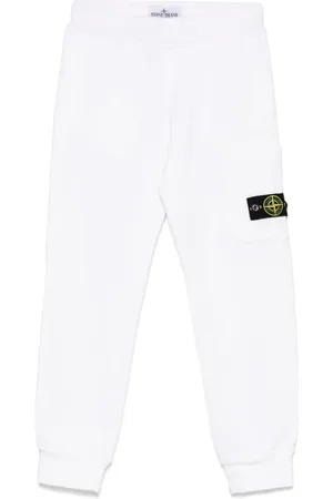 Stone Island Pantalones de chándal de algodón