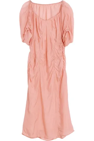 LEMAIRE Vestido midi de gasa