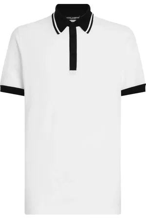 Dolce & Gabbana Polo con ribete en contraste