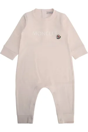 Moncler Pelele con parche del logo