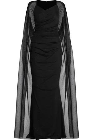 TALBOT RUNHOF Vestido con diseño drapeado