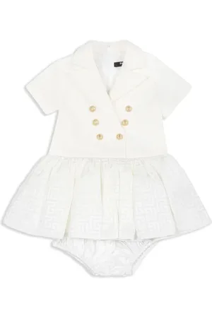 Balmain Vestido con doble botonadura
