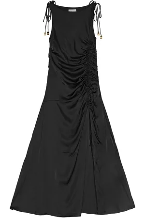 Ganni Vestido drapeado