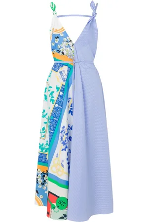 Moschino Vestido largo a paneles