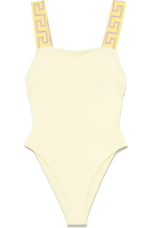 VERSACE Bañador con borde Greca