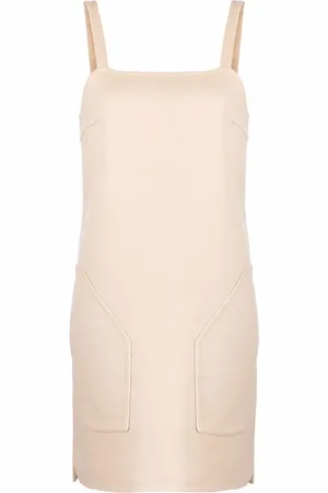 Max Mara Vestido sin mangas con cuello cuadrado